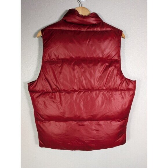 Levi's Mens Reversible Puffer Vest Red Two Horse Brand - Picture 2 of 9